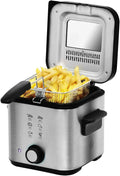 Cecotec Friteuse Électrique CleanFry Infinity 1500. 1.5 L – 900 W, 1,5 L, noir