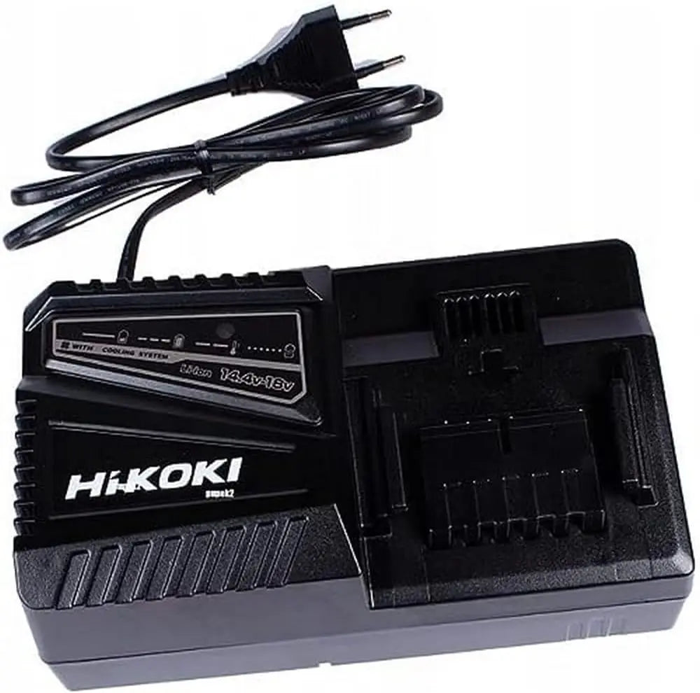 HiKOKI Chargeur UC18YFSL – 90 W, 5,0 Ah, noir/gris