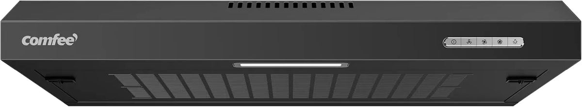 COMFEE – Hotte aspirante 60 cm SLIF17B-60 à LED pour dessous du mur - 600 mm - Noir