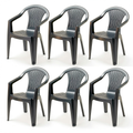 Chaise de jardin, coloris vert, pour la terrasse ou le jardin