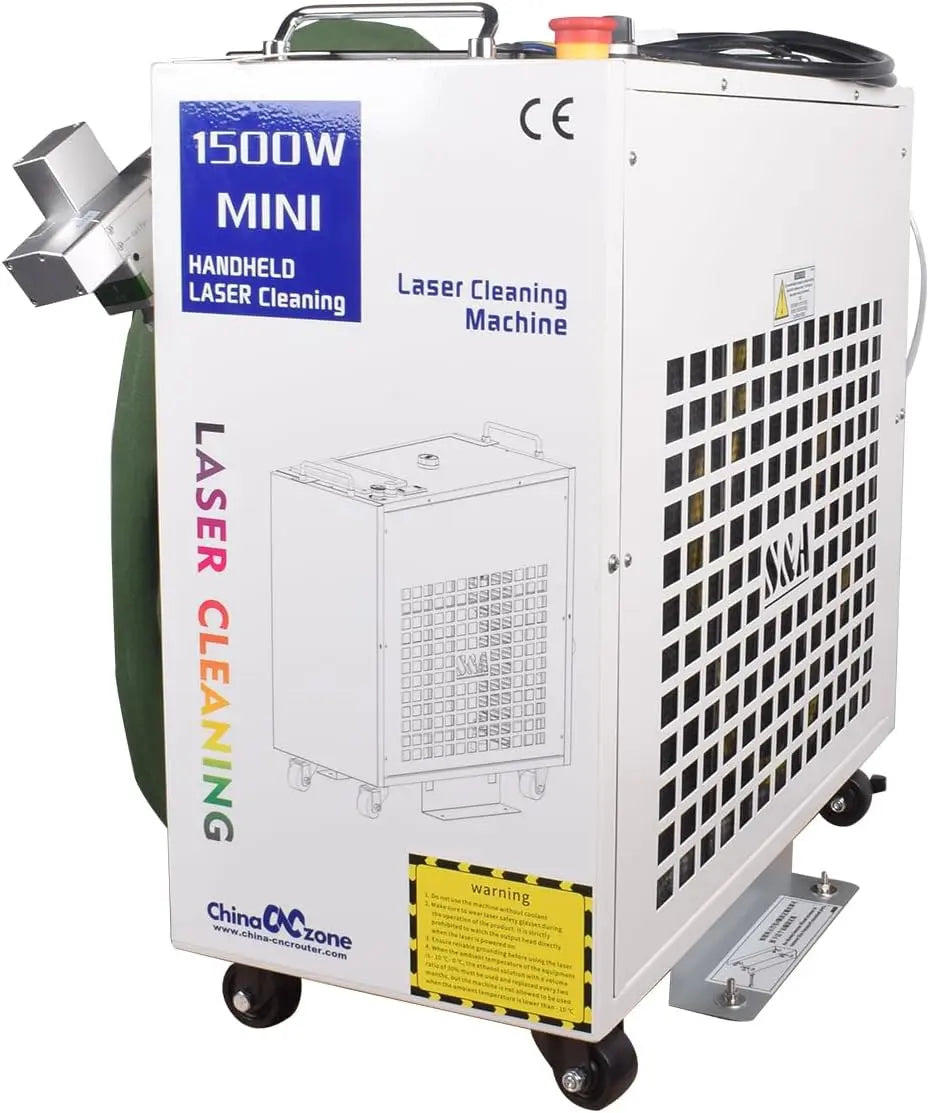 Main 1500W 2000w 3000w fibre laser machine de nettoyage – 1500 W / 2000 w, gris