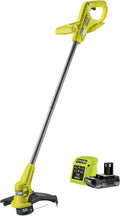 RYOBI 18 V One+ Coupe Bordure à Batterie RY18LT23A-120P – 2,0 Ah, gris/jaune