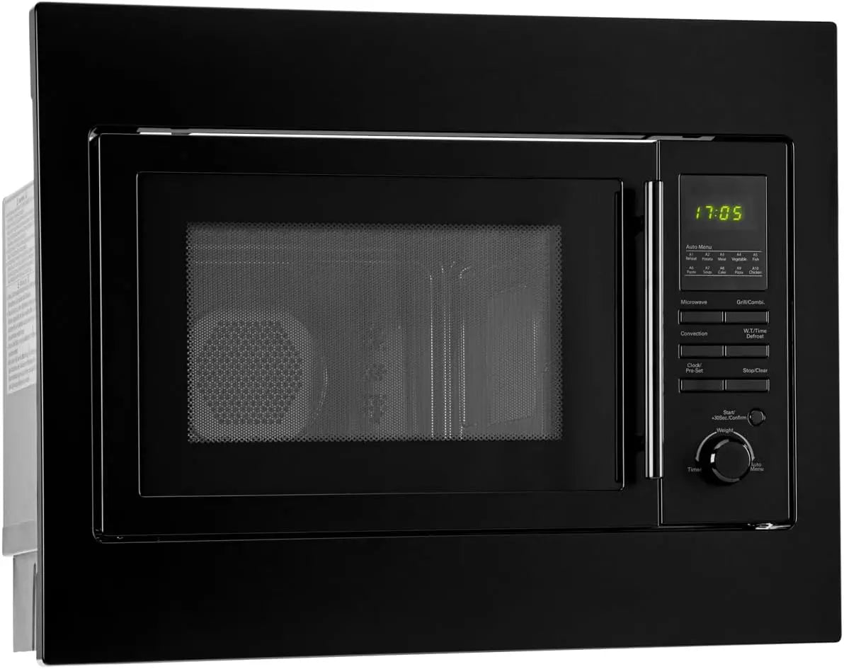 Bomann Micro-Ondes Encastrable 3 en 1 Grill 25 L MWG 2216 HEB – 900 watts / 1100 watts, noir