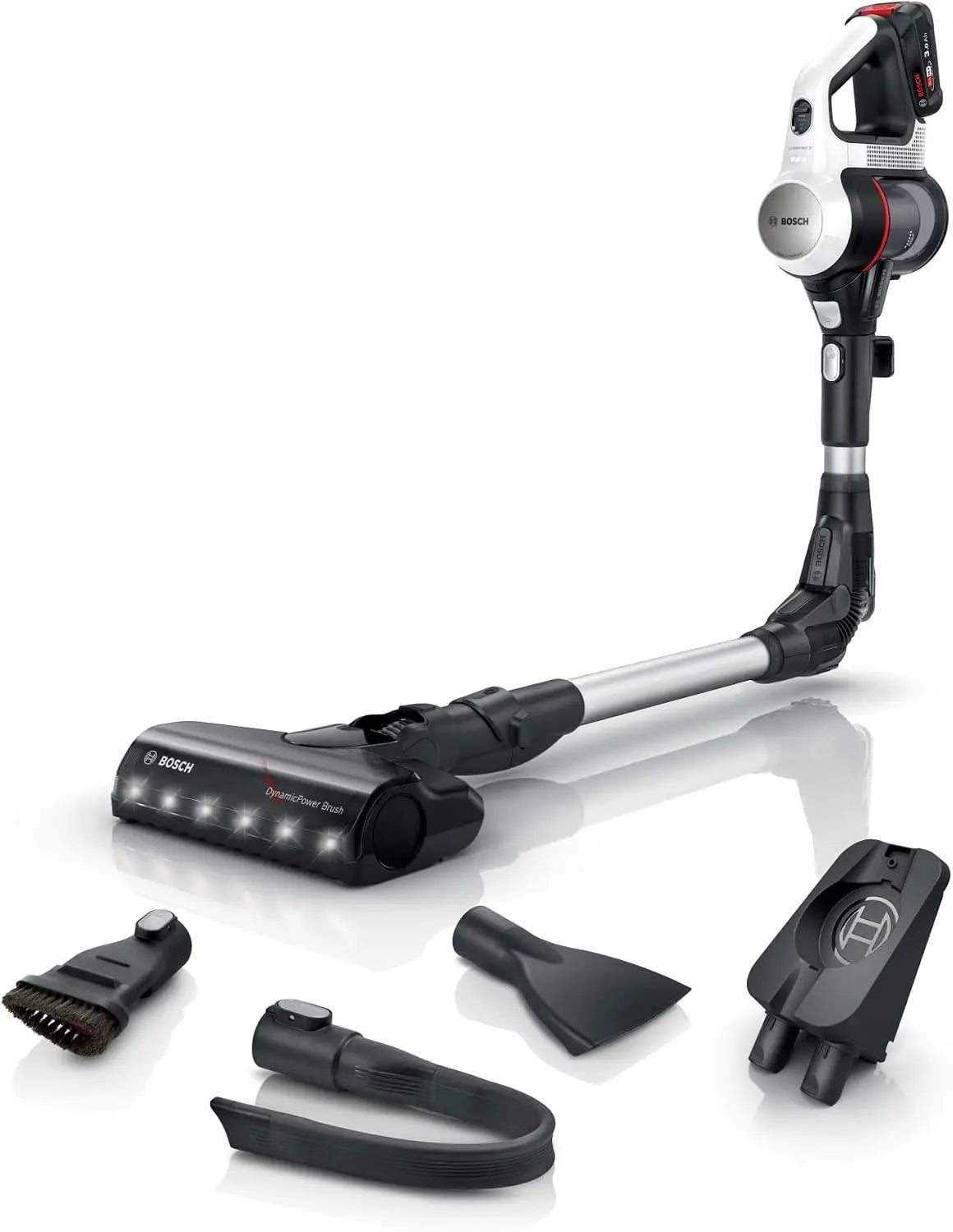 Bosch BBS711W Unlimited 7 - Aspirateur balai sans fil – 3,0 Ah, gris/noir