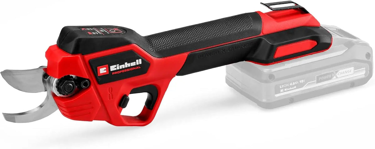 Einhell Professional Sécateur sans fil GP-LS 18/28 Li BL-Solo – gris/rouge/noir