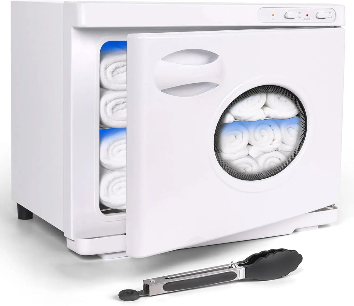 TopDirect Chauffe-Serviettes 23L avec Stérilisation UV – argenté