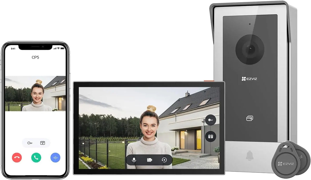 EZVIZ Visiophone Connecté WiFi interphone – gris