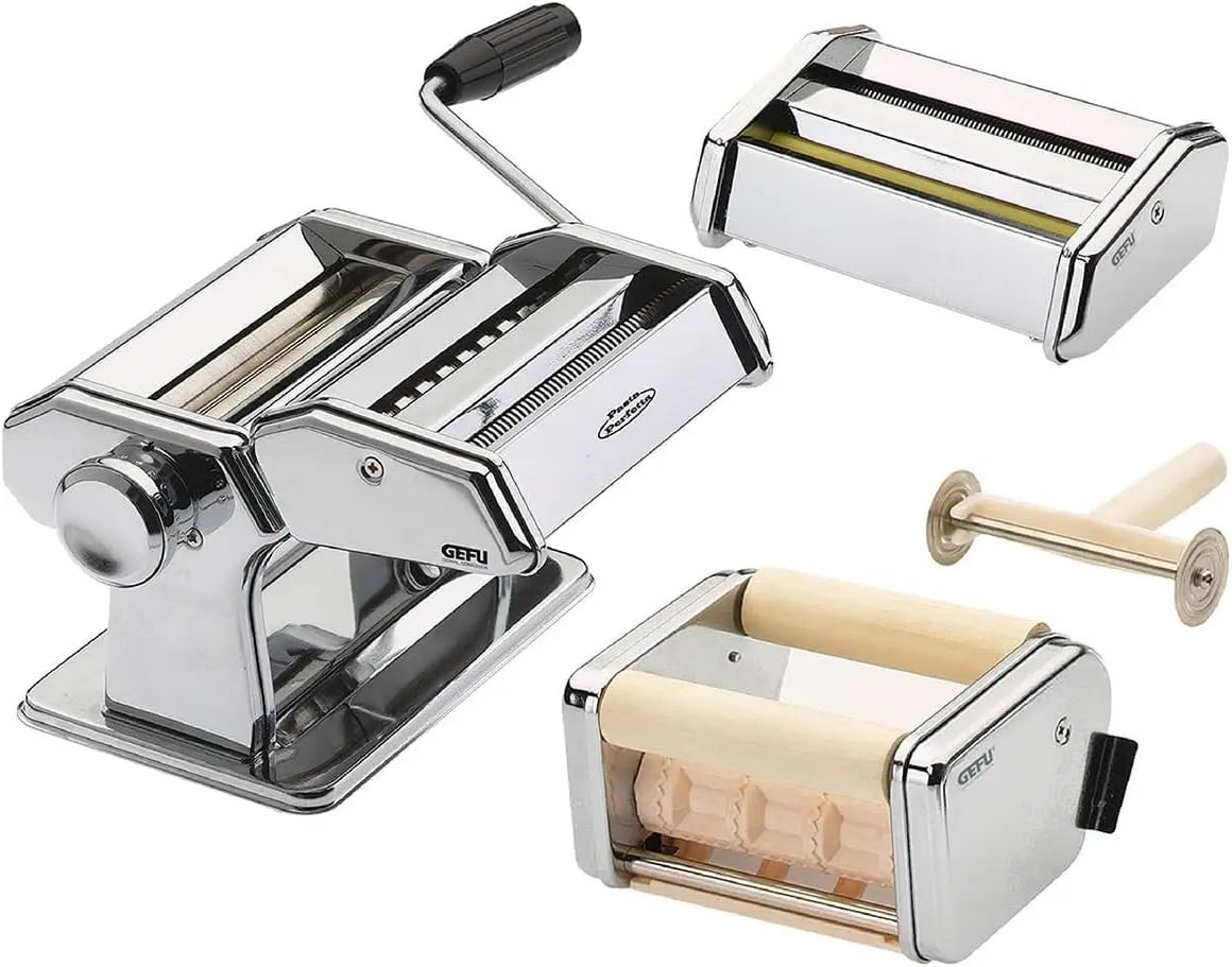 GEFU - Machine à pâtes fraîches PASTA PERFETTA DE LUXE – gris/beige