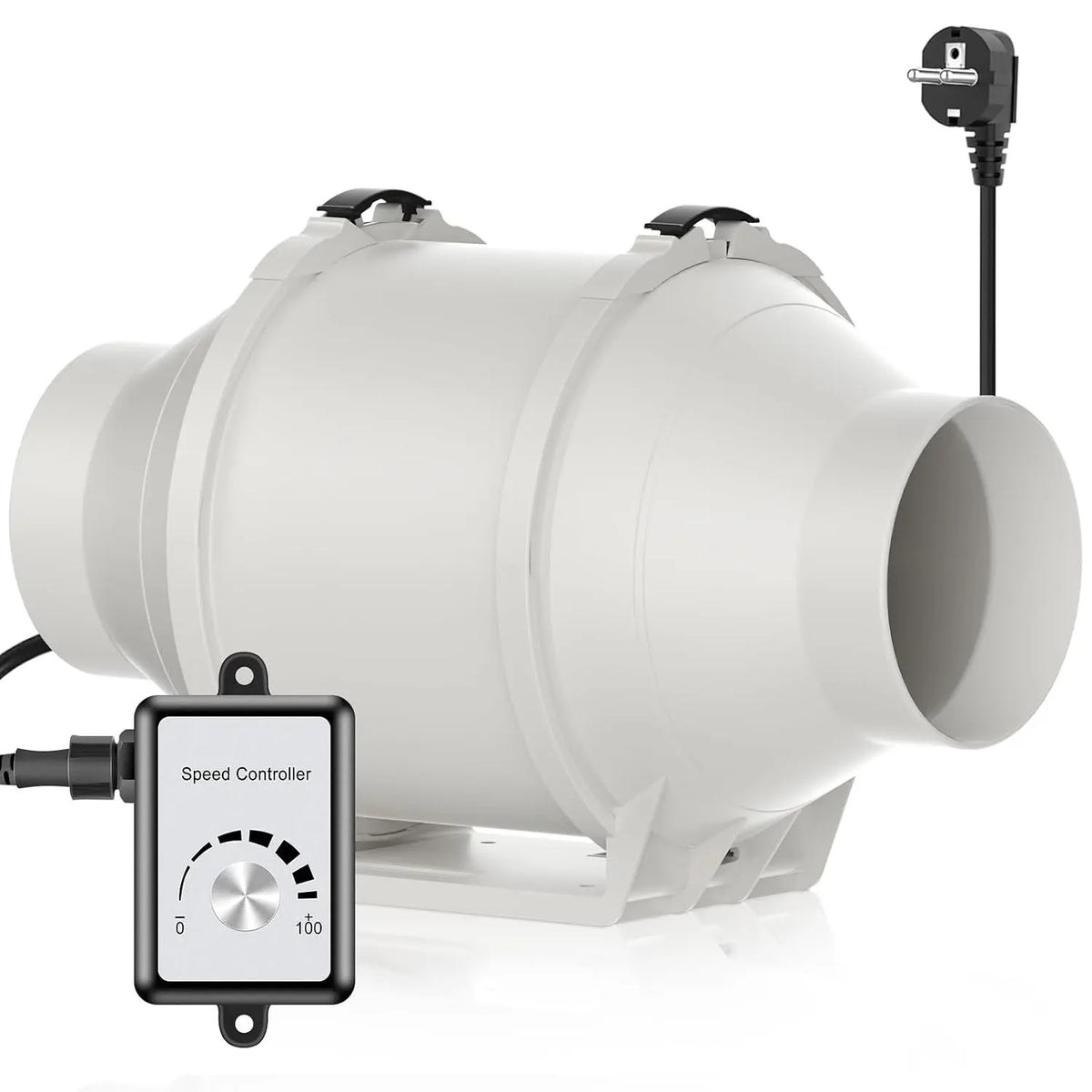 HG ventilateur – 366 m³/h, gris