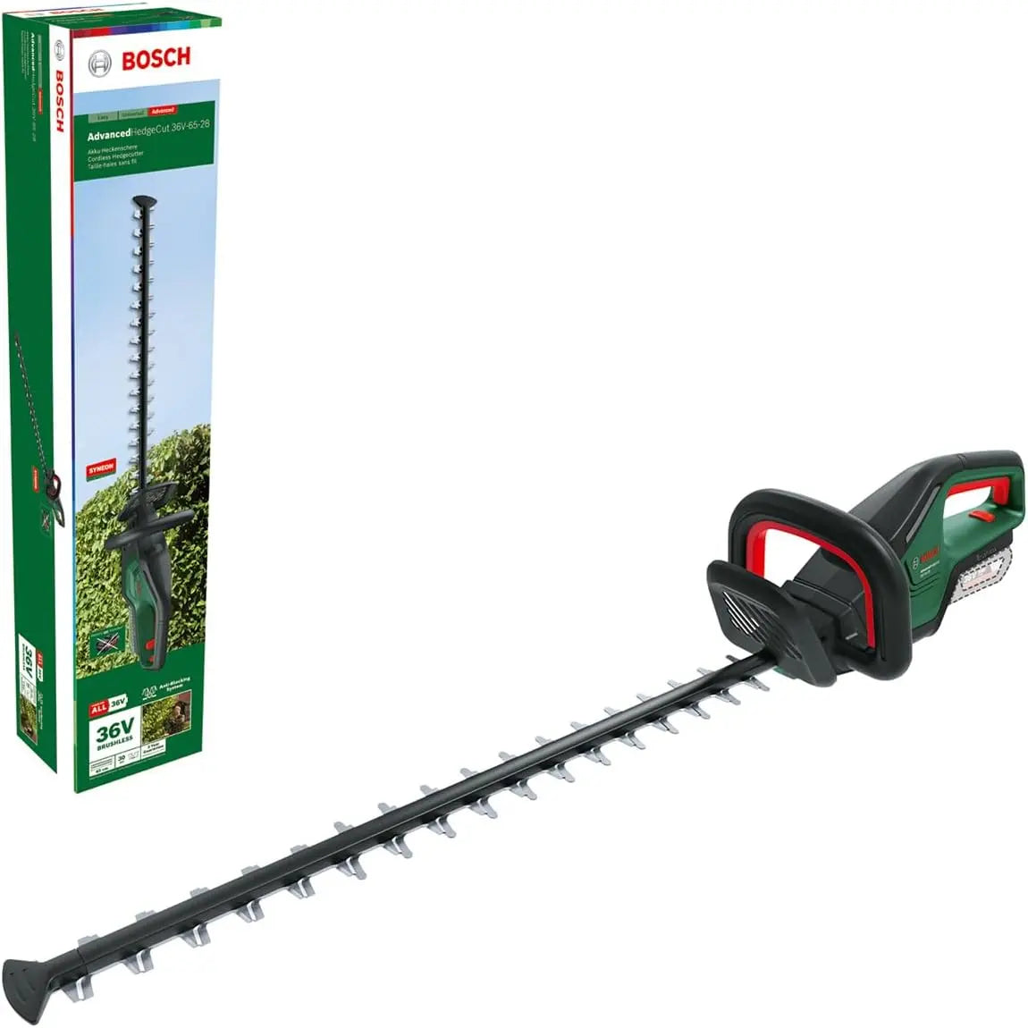 Bosch Taille-Haies sans Fil AdvancedHedgeCut 36V-65-28 sans Batt./Chargeur – vert/gris