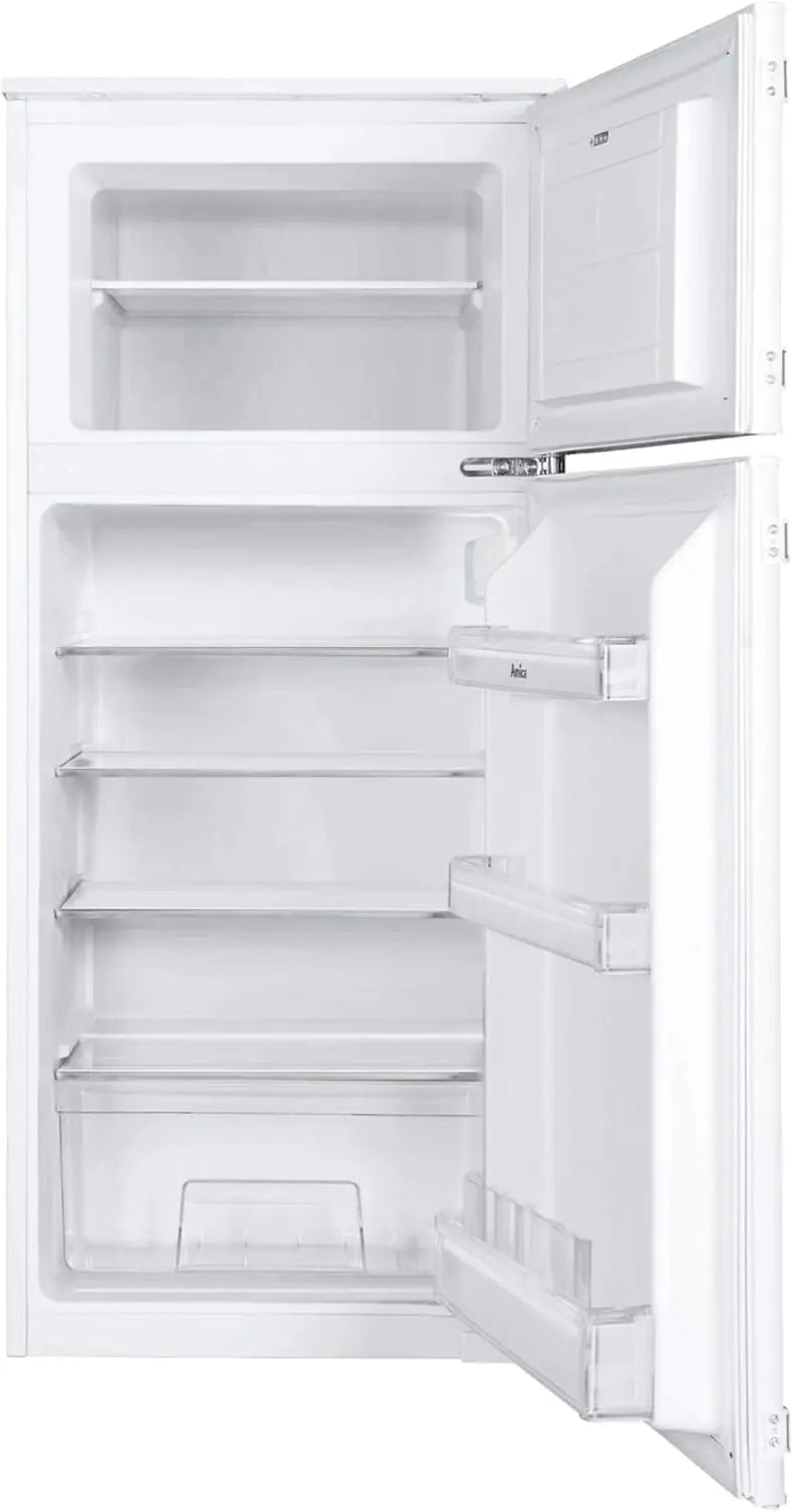 Amica Réfrigérateur encastrable - Double porte avec congélateur en haut pour niche de 122 cm - Technique – gris