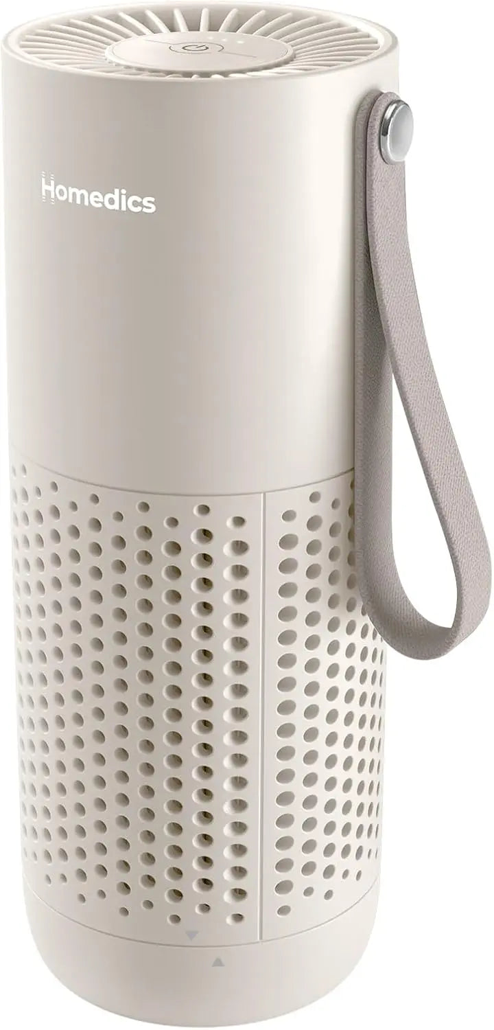 Homedics WhisperPure Mini Purificateur d'Air portable Sans Fil – gris