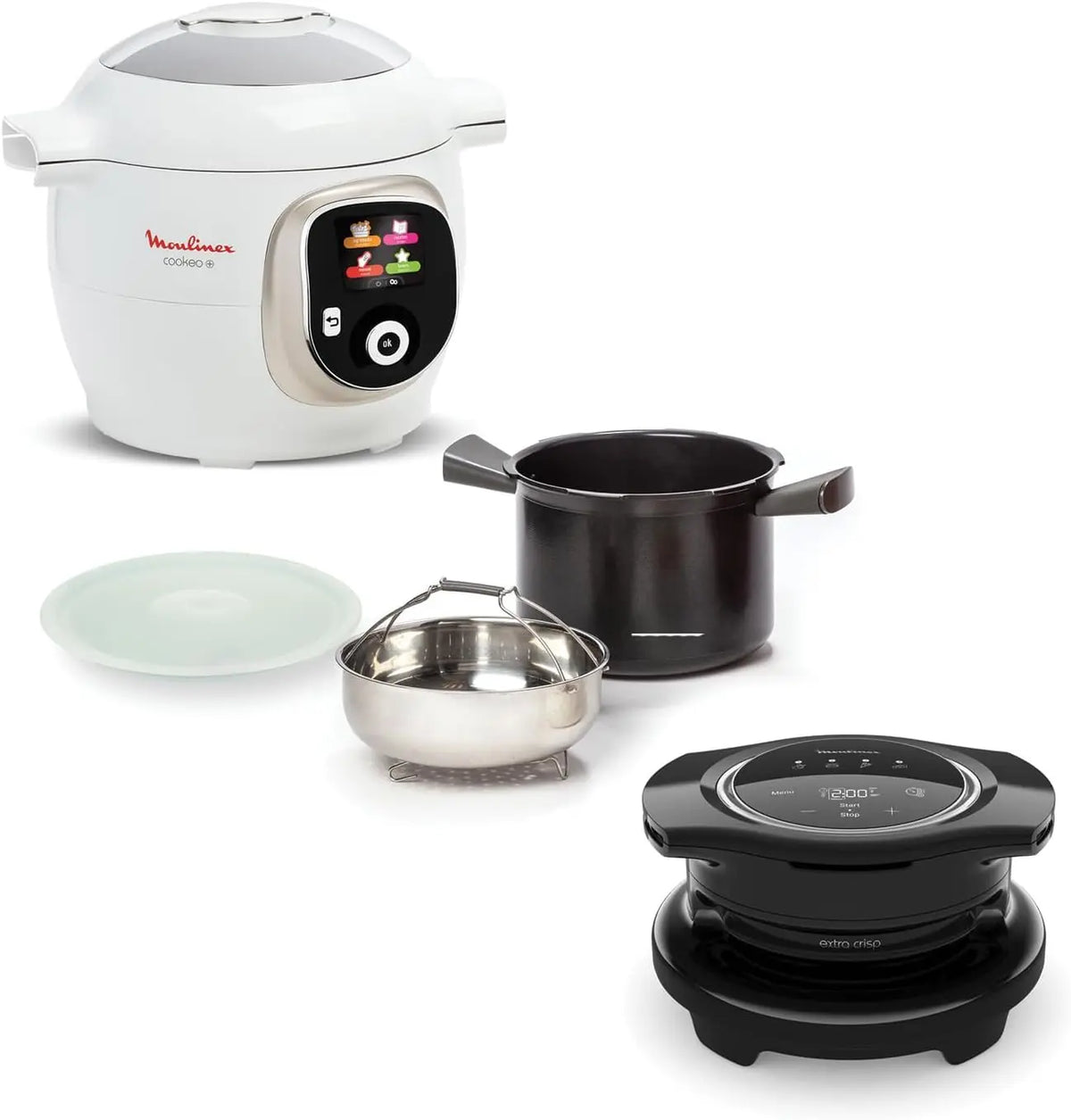 Moulinex Cookeo Multicuiseur intelligent – 6 L, gris/noir