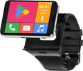 LOKMAT Montre intelligente 4G – 1500 mAh, 2,4 GHz, 6 Go / 128 Go, argenté