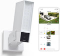 Netatmo Caméra extérieure de Surveillance Intelligente sirène de 105 DB – blanc