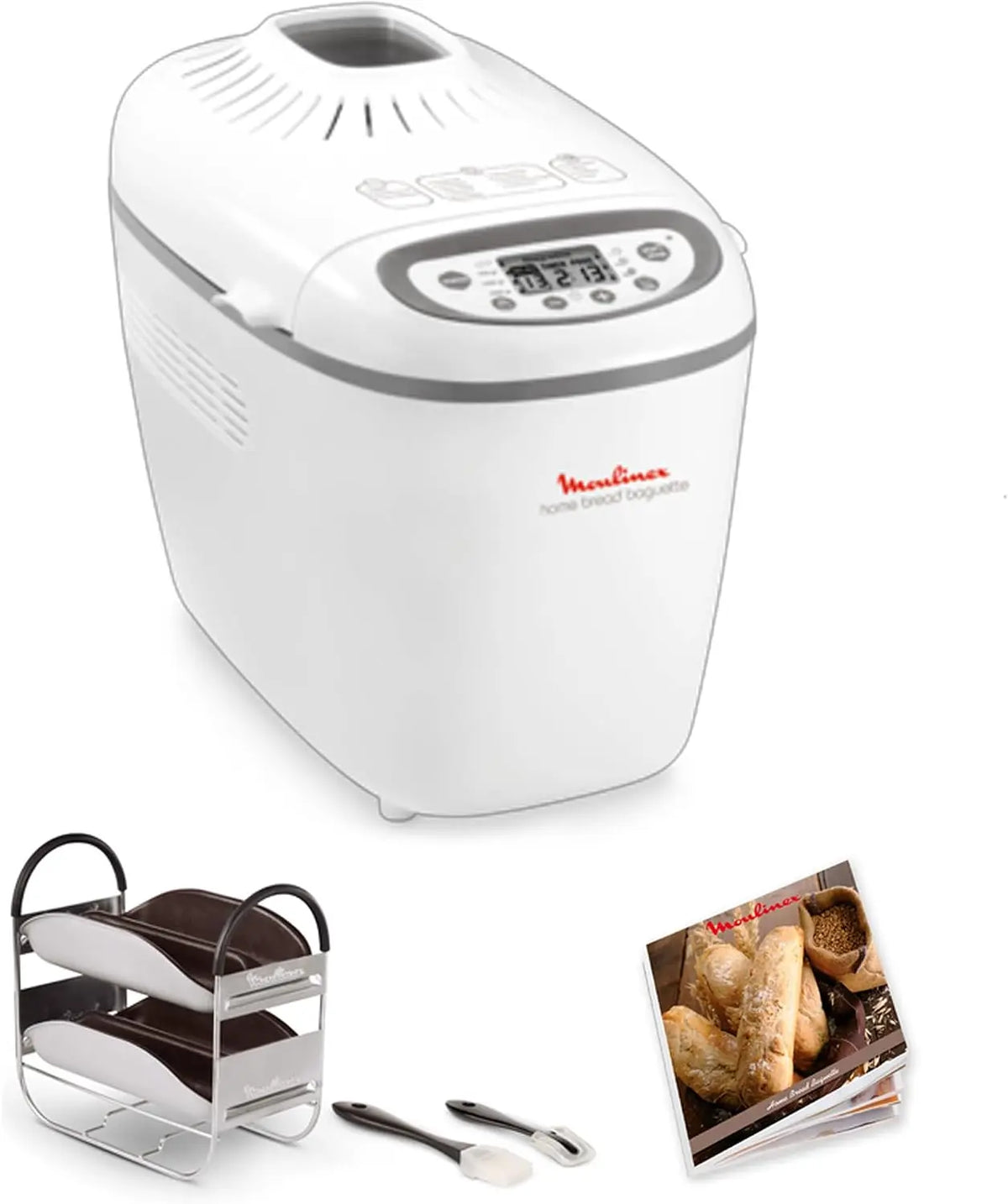 Moulinex - Machine pain Home Bread Baguette - 16 programmes - 5 kg - Blanc – accessoire
