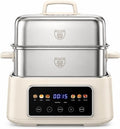 Fulgutonit 12.5L Cuiseur Vapeur Électrique en Acier Inoxydable 304 – 12,5 L, argenté