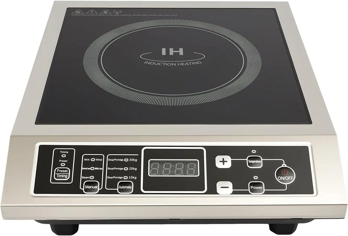 Plaque de cuisson à induction – 3500 W, gris