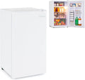 COSTWAY Mini Réfrigérateur 98L Silencieux à 5 Niveaux Température – blanc