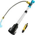 Makita Pompe de transfert d'eau sans fil compatible avec Makita 18 V – 3600 l/h, gris/noir