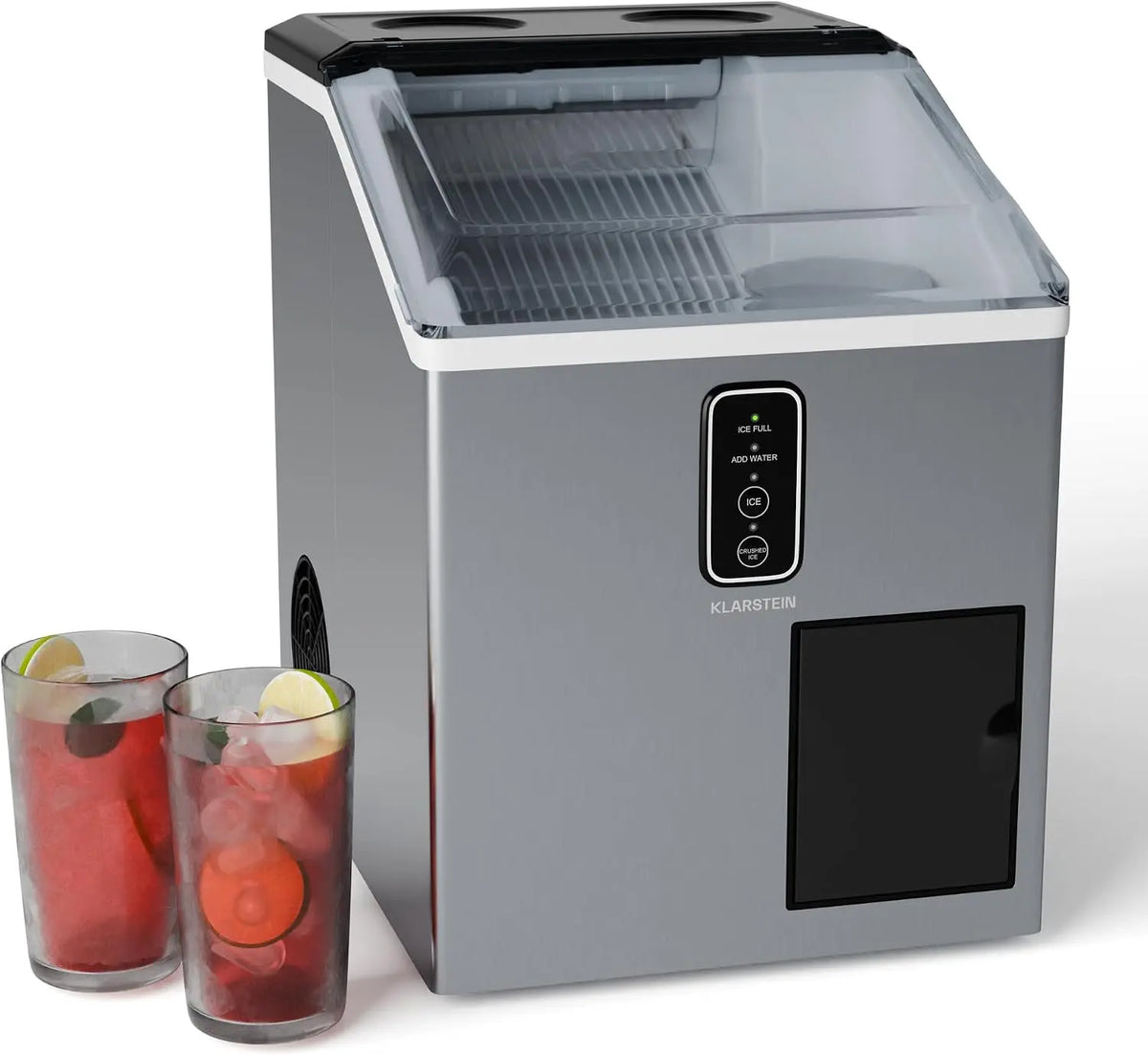 Klarstein Machine à Glaçons - Acier Inoxydable – argenté