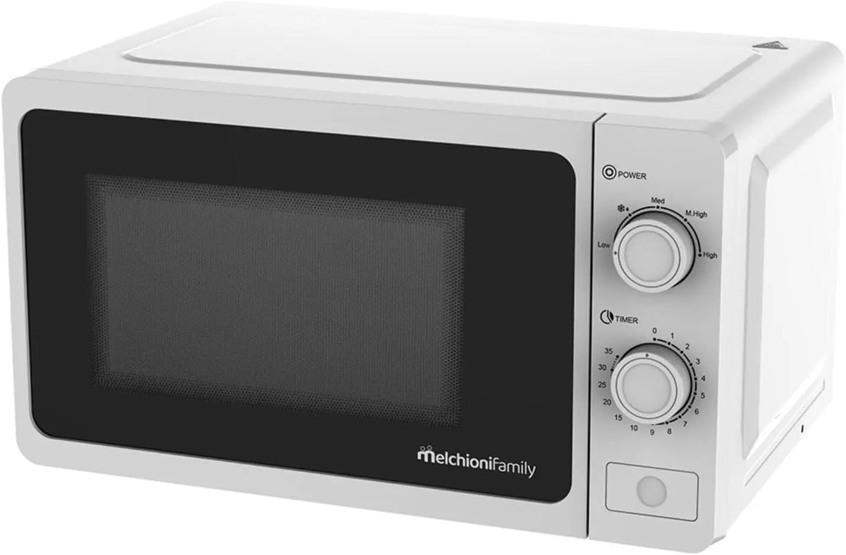 Melchioni Family Four à micro-ondes avec gril 20 l – 800 W, 60 Hz, gris/noir