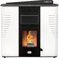 STUFE A PELLET ITALIA - Marmolada 14 kW WIFI - Efficacité 92% – blanc