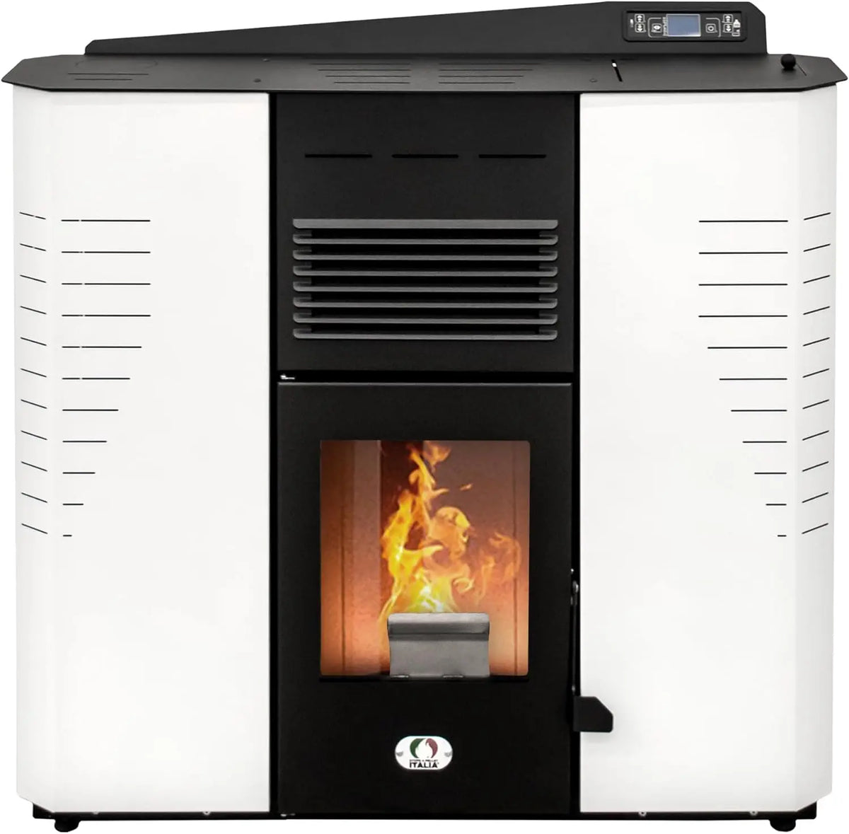 STUFE A PELLET ITALIA - Marmolada 14 kW WIFI - Efficacité 92% – blanc