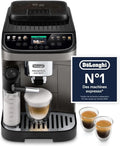 De'Longhi Magnifica Evo Next - Machine à Café Automatique 13 Boissons – gris/noir