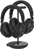 SIMOLIO Double Casque téléviseur sans Fil – noir/gris