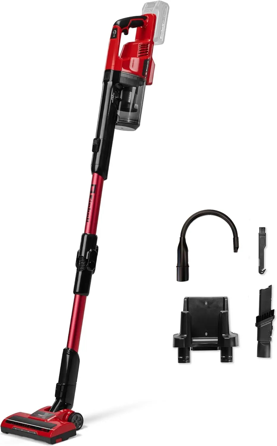 Einhell Aspirateur-Balai sans Fil Te-SV 18 Li-FLX-Solo – gris/noir