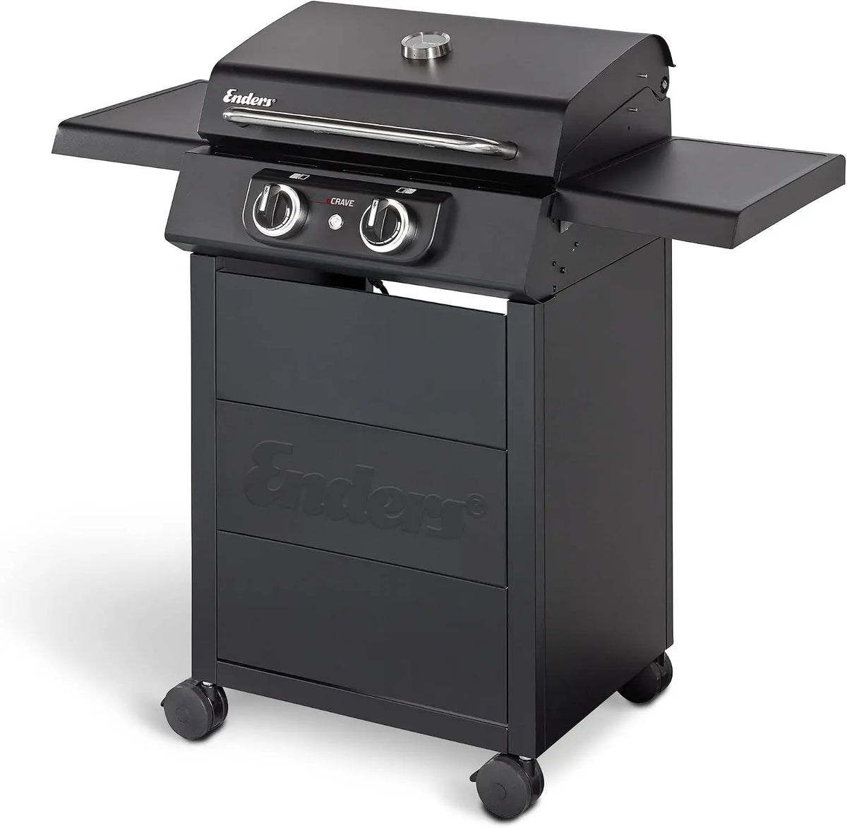 Enders Barbecue électrique eCRAVE 2 appareil de cuisson – 1,3 kW, gris