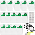 14 Sac Aspirateur Universel Compatible avec Vorwerk Kobold VK140 VK150 FP140 FP150 Folletto Sacs – vert/gris