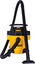 DEWALT DXV20PTA Wet & Dry Aspirateur construit avec une prise de courant pour une utilisation d'outil – noir/gris/orange