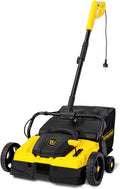 Garland Roll&Comb 402E-V24 Peigne balayeuse gazon artificiel 1 500 W Largeur 36 cm Sac 35 l Guidon – noir/gris/jaune