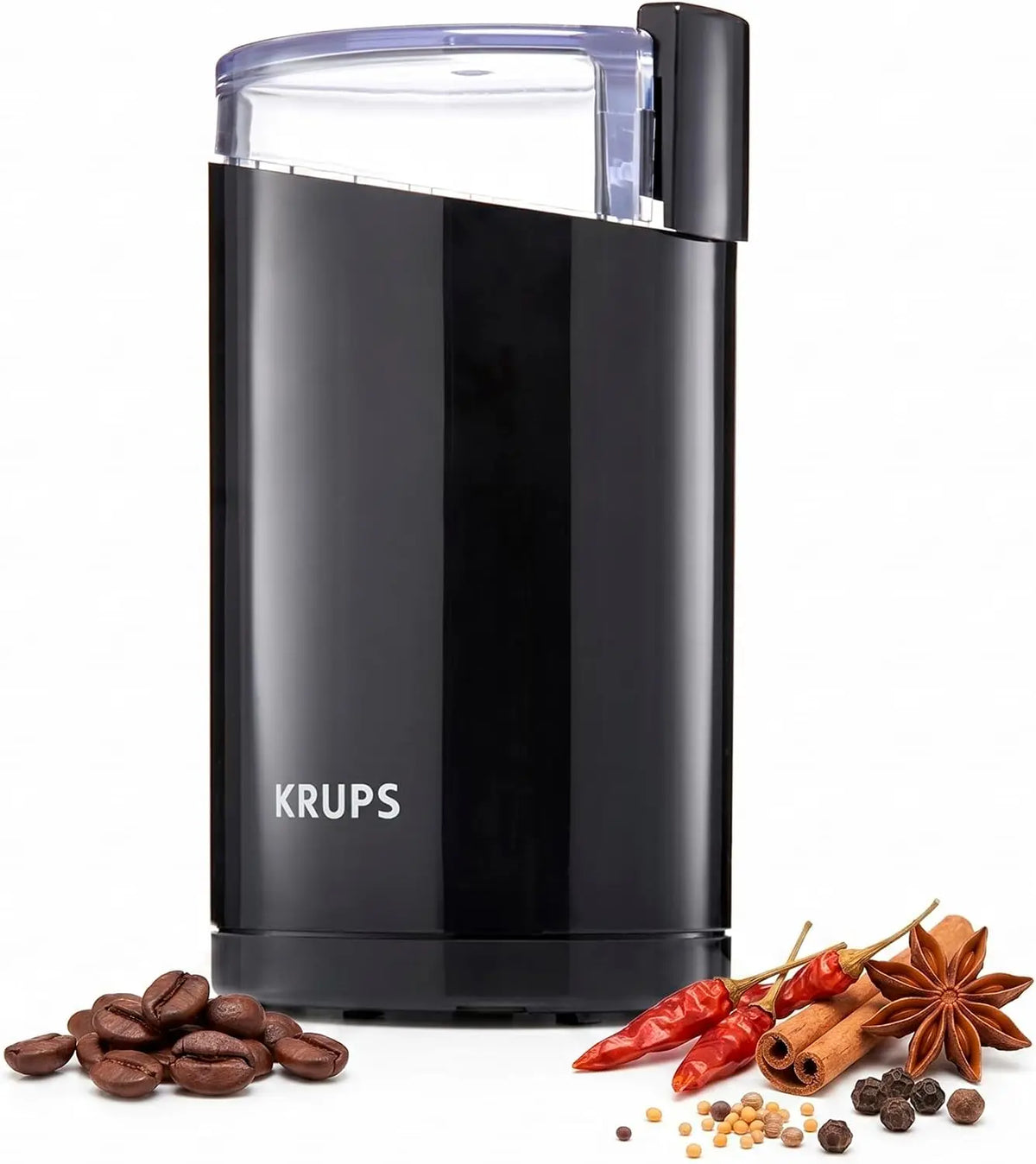Krups - Moulin a café électrique Fast Touch - Moteur 200W - 85g - Noir – moulin à café