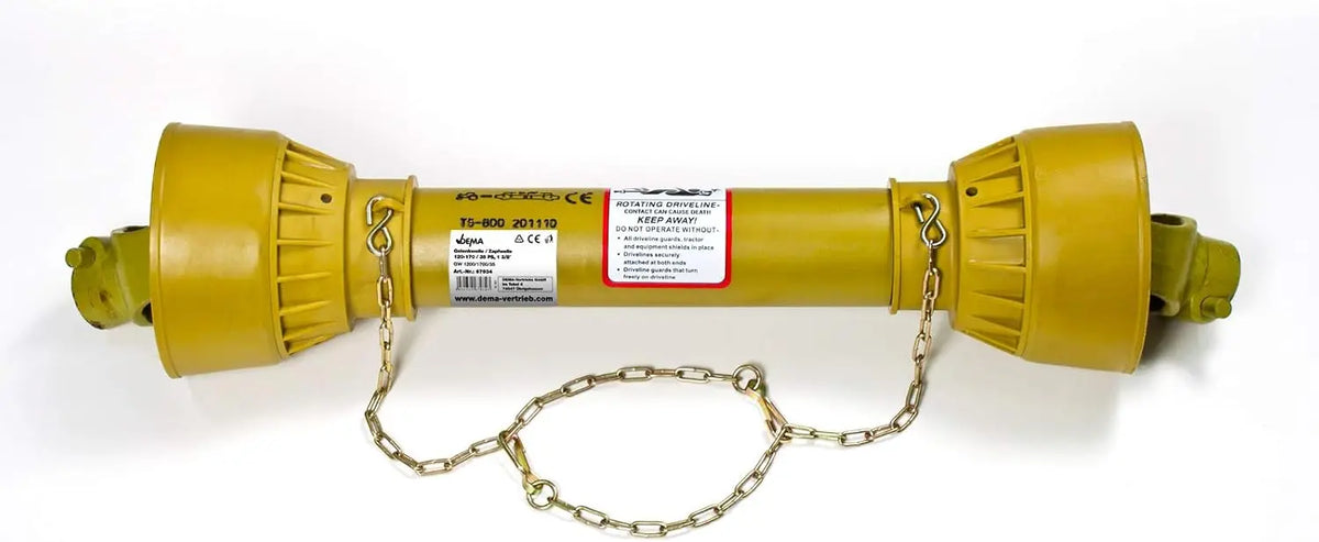 Dema Arbre de transmission/Zapf onde 120–170/35 PS – 460 nm, orange/jaune/gris