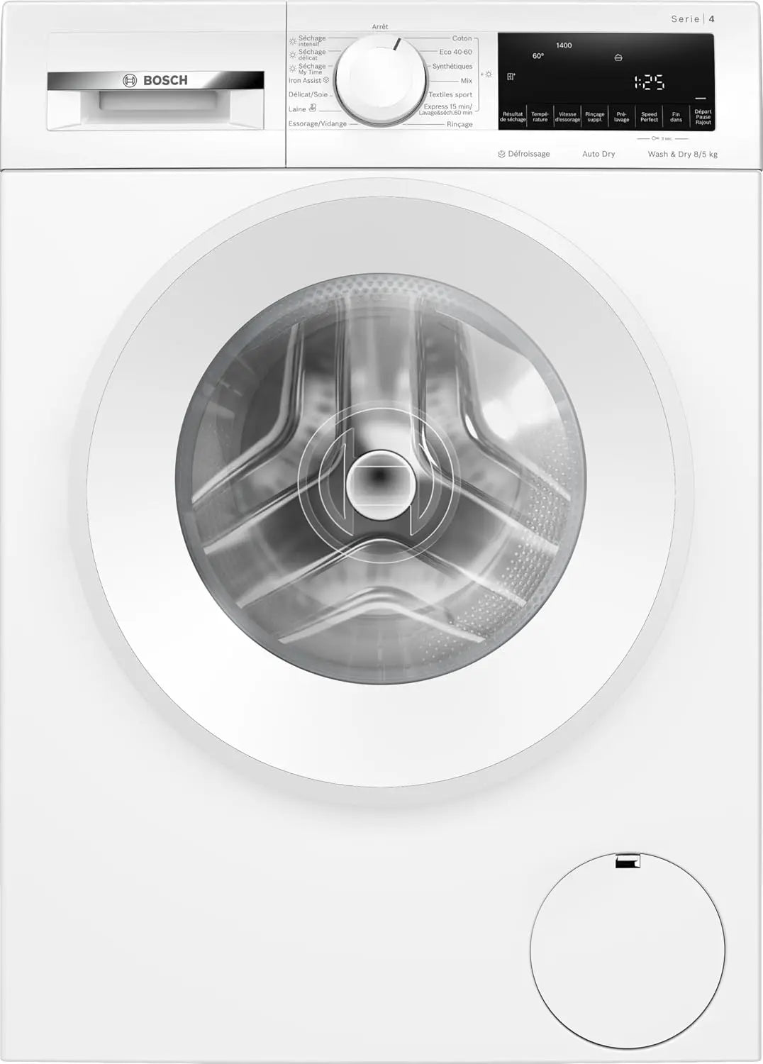 Bosch WNA13401FR Série 4 - Machine à laver séchante – gris