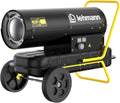 LEHMANN Canon à Chaleur Diesel 30 kW appareil de chauffage – 720 m³/h, gris/noir