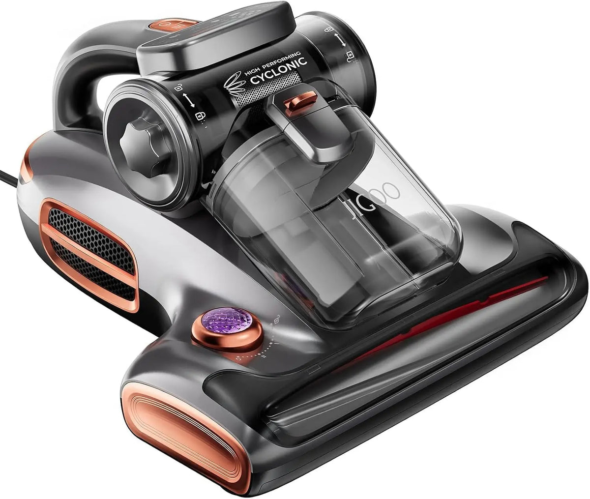 JIGOO Aspirateur Anti-acariens T600 pour Matelas – 700 W, gris/noir