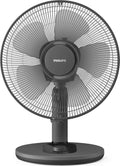 PHILIPS CX1030/01 Ventilateur de table à pales – 2000 m³/h, 50 Hz, noir