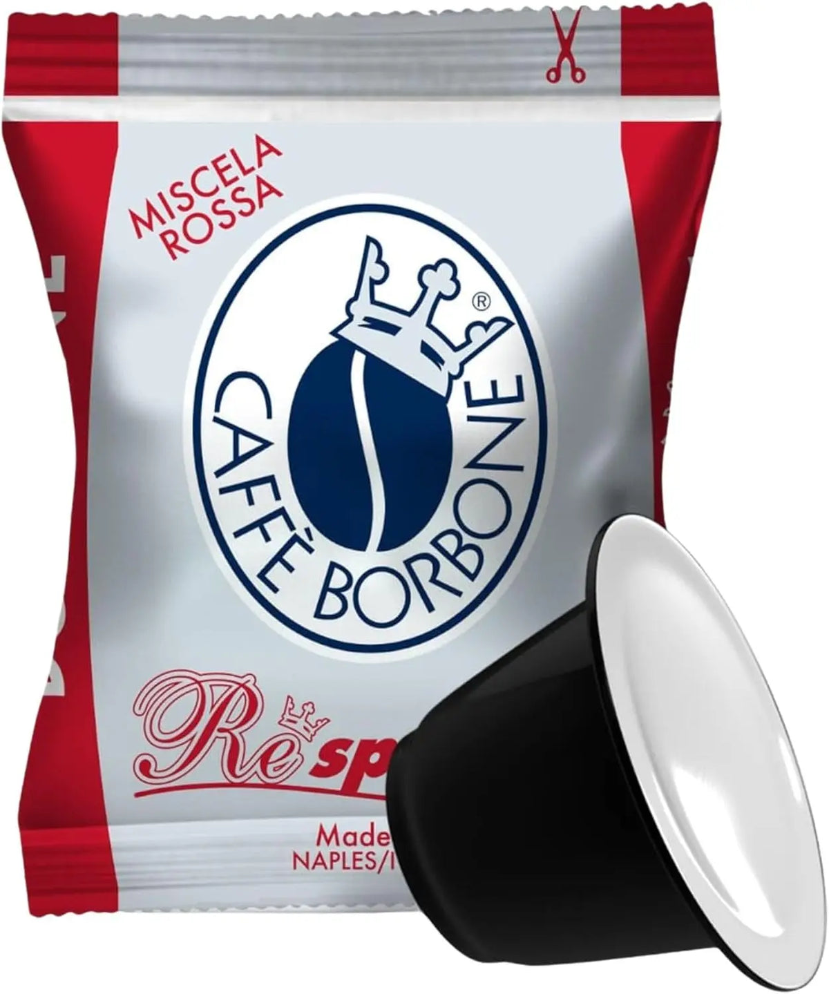 Caffè Borbone Café intense capsules de café – rouge