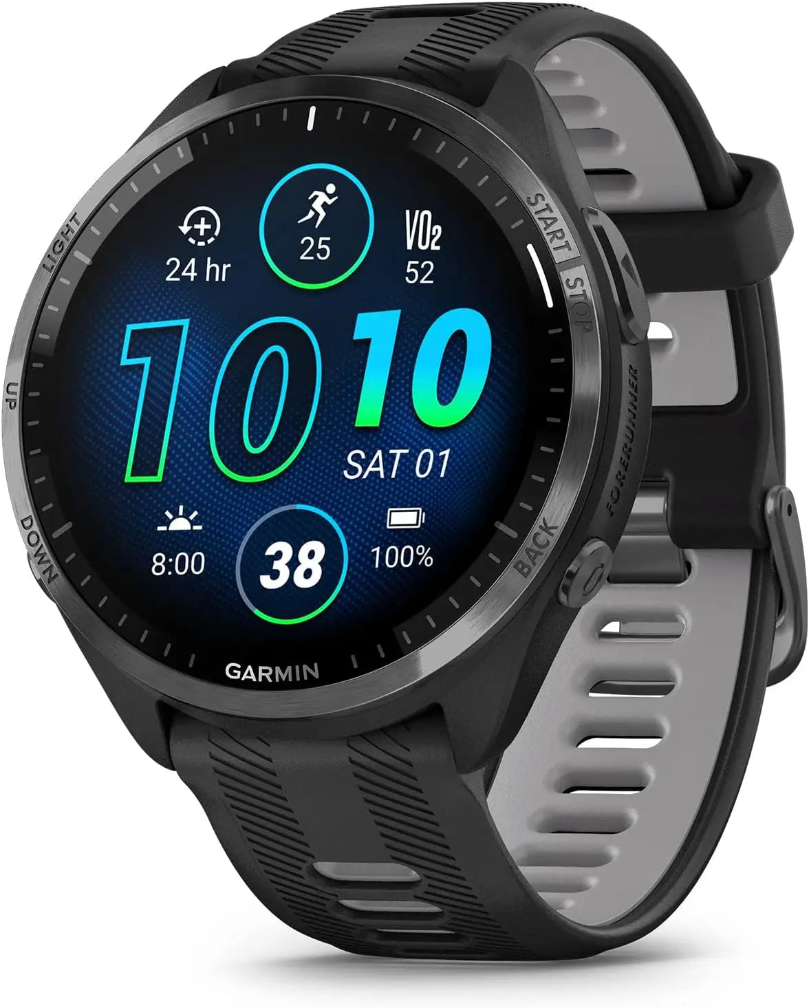 Garmin Forerunner 965 Montre Intelligente de Course à Pied – noir/gris