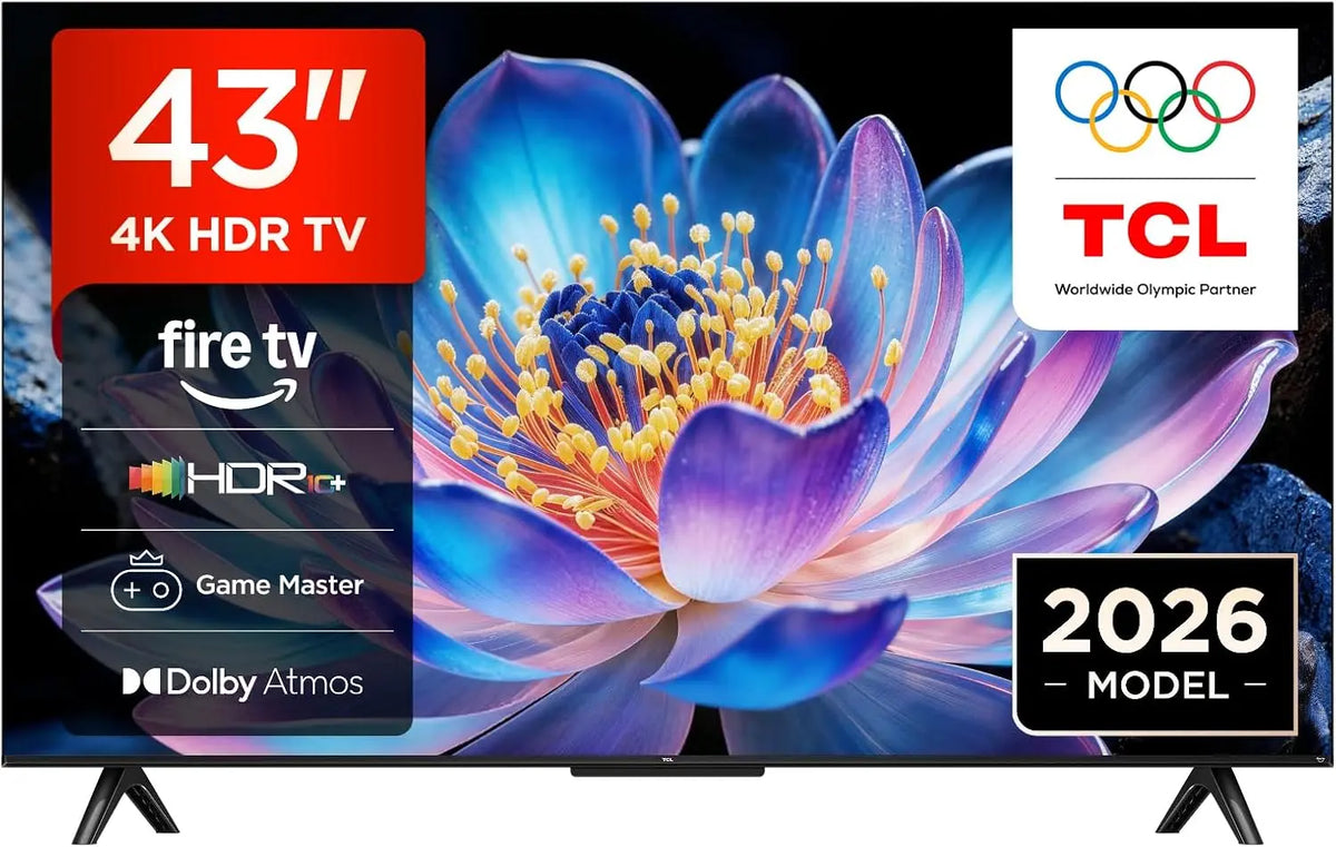 TCL 43V6D 43 Pouces 4K HDR téléviseur – HDR10, noir