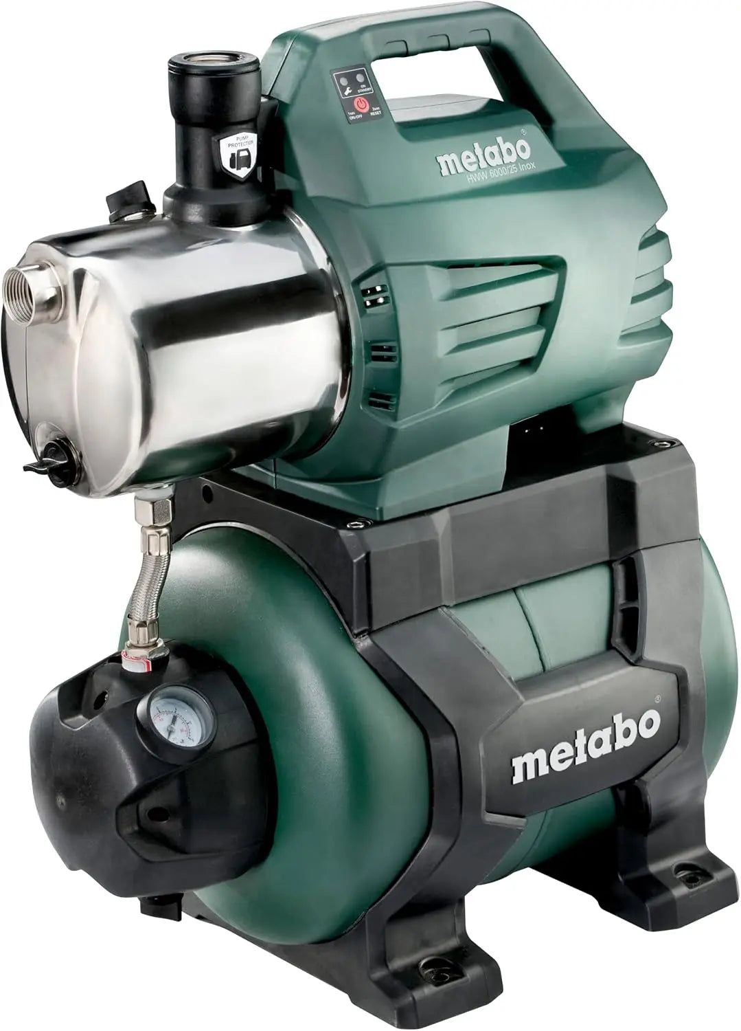 Metabo HWW 6000/25 Inox pompe – 1300 W, 24 l, 6000 l/h, argenté
