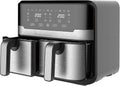 MasterPRO Rocket Duo 900 friteuse à air – 2100 W, 9 L / 4,5 L, gris/noir