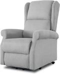 EVERGREENWEB Fauteuil Relax Electrique Inclinable avec Système de Relevage pour Personnes Âgées – gris