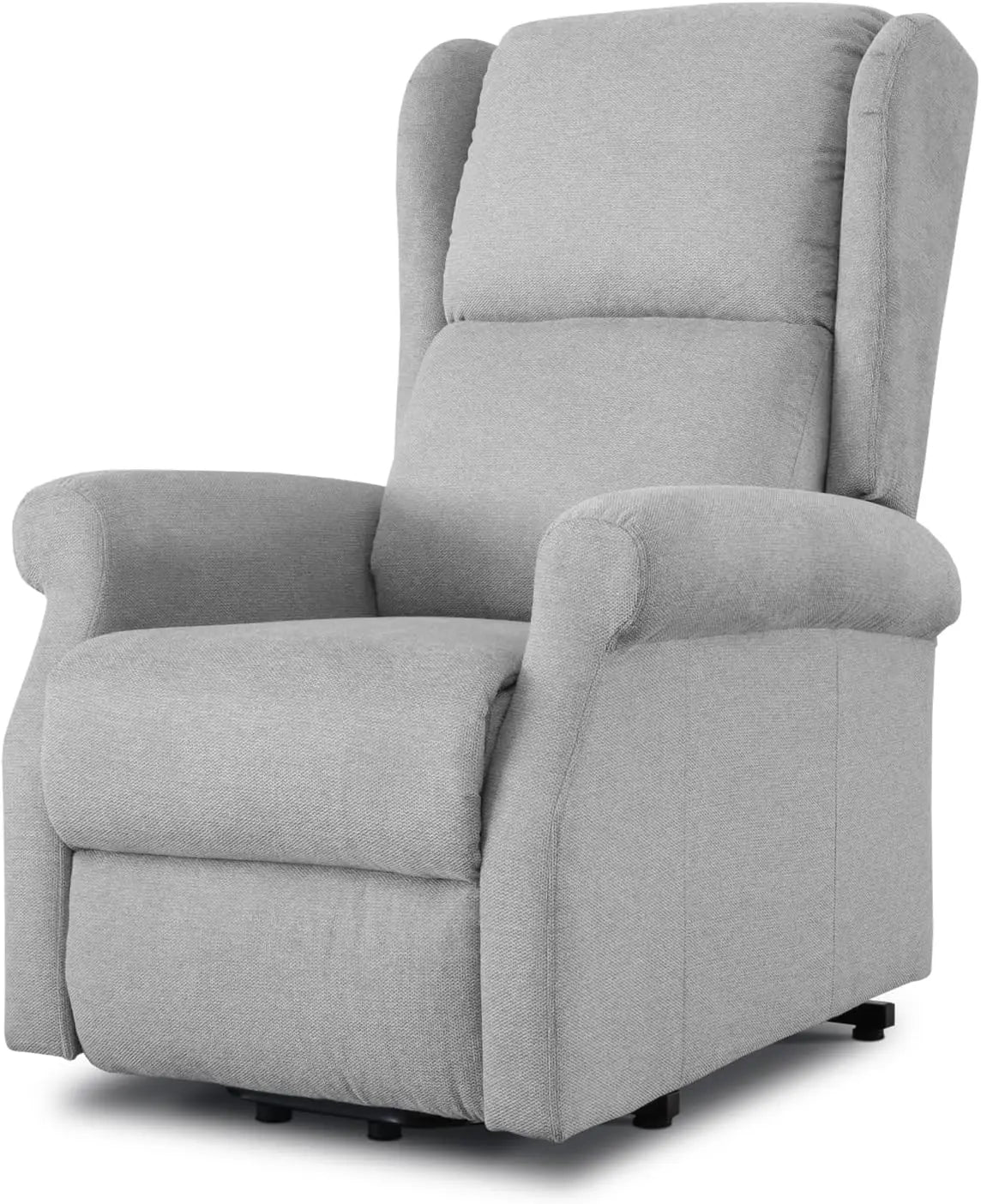 EVERGREENWEB Fauteuil Relax Electrique Inclinable avec Système de Relevage pour Personnes Âgées – gris