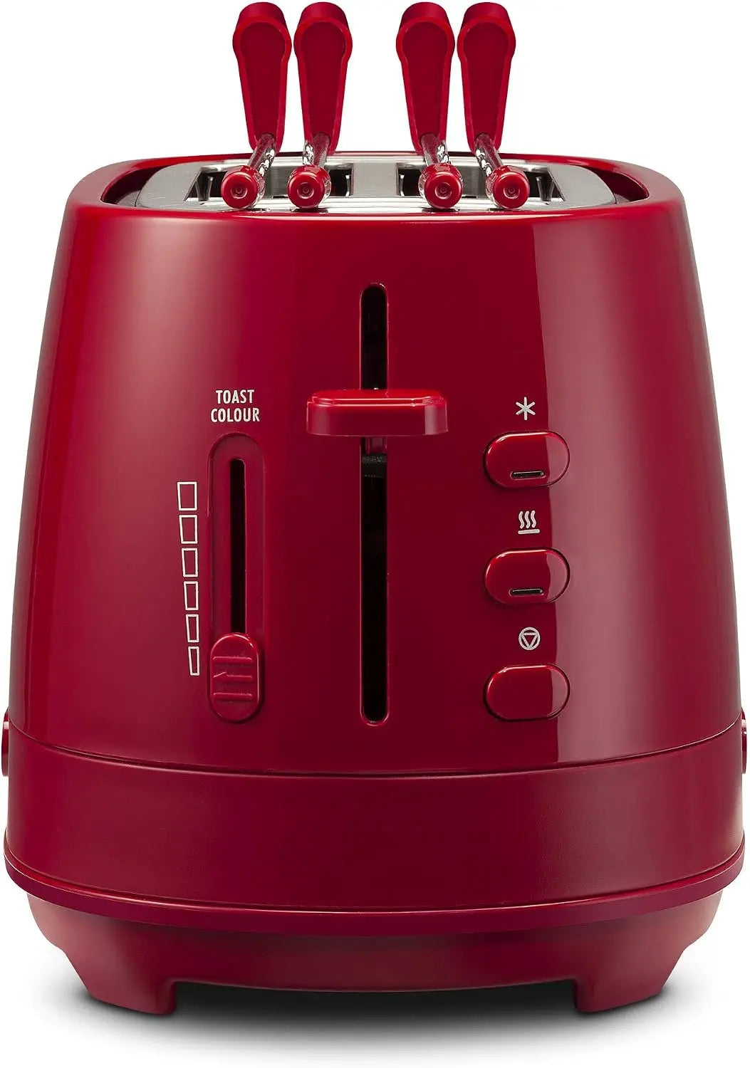 Dè Longhi CTLAP2203 Grille-pain – avec pinces 550 W rouge