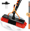XDOVET 7.2M Brosse Telescopique Toiture – gris/noir/rouge